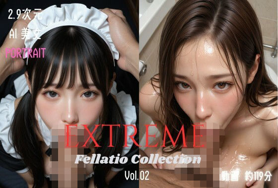 2.9次元AI美女 PORTRAIT EXTREME Fellatio Collection VOL.02 AI SEX 動画集❤KEI diffusion【3DCG】