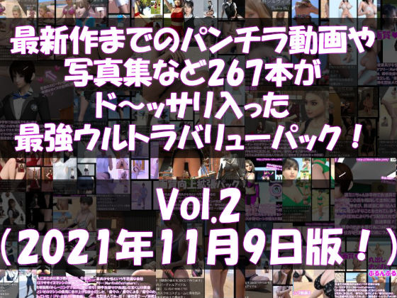 最新作までのパンチラ動画や写真集など267本がドッサリ入った最強ウルトラバリューパック！Vol.2（2021年11月9日版！）【Libido-Labo❤制服】