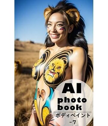 AI photobook ボディペイント7【AI_GravureArt❤イラスト・CG集】