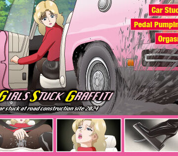 Car stuck at road construction site 2024【スタジオGSG❤動画・アニメーション】