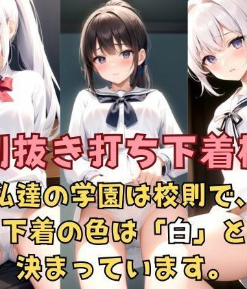 〜強●抜き打ち下着検査〜 下着の色は「白」と決まっています！【トゥナイト出版❤イラスト・CG集】