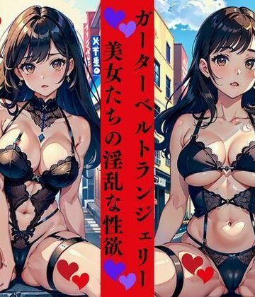 ガーターベルトランジェリー美女たちの淫乱な性欲【AI美女LABO.9❤ファンタジー】