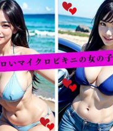 超エロいマイクロビキニの女の子たち【AI美女LABO.12❤ギャル】