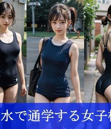 スク水で通学する女子校生【FAI文庫❤制服】