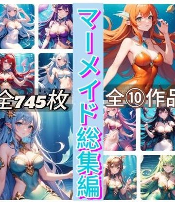 マーメイド総集編【rweb324❤イラスト・CG集】