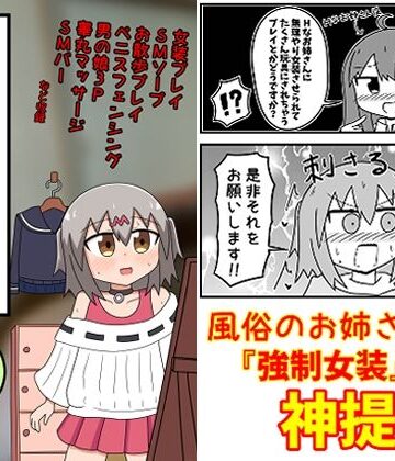 童貞が風俗に行って無理やり女装させられるイメージプレイをする話 まとめ本Vol.5【もぎた屋❤ギャグ・コメディ】評価5.00
