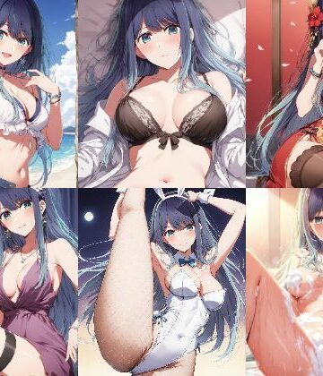 「推しの子」黒川あかね セクシー写真集2（全496枚）【人の海❤イラスト・CG集】
