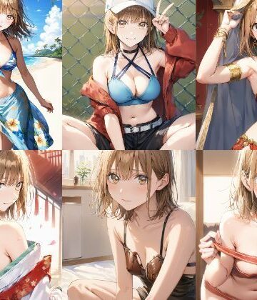 「アオのハコ」鹿野千夏セクシー写真集3（全500枚）【人の海❤全年齢向け】