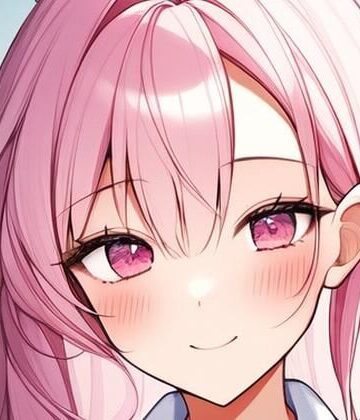 ピンク髪〇校生のフェラ＆ぶっかけ【大紫蝶❤イラスト・CG集】