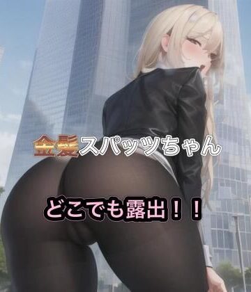 金髪スパッツちゃんのどこでも露出！！【まんまんちん❤OL】評価5.00