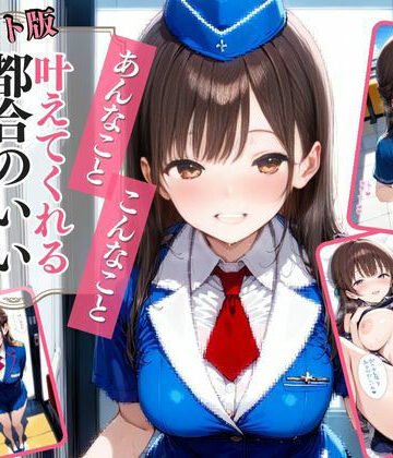 【イラスト版】あんなこと、こんなこと、叶えてくれる都合のいいキャビンアテンダント1【AIドルオフィス❤イラスト・CG集】