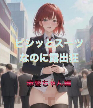 ビシッとスーツなのに露出狂 赤髪ちゃん編【まんまんちん❤OL】