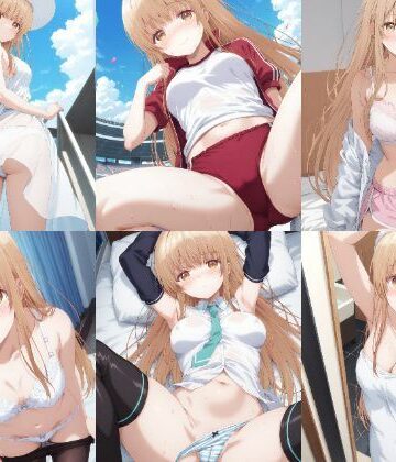「お隣の天使様にいつの間にか駄目人間にされていた件」椎名真昼セクシー写真集3（全500枚）【人の海❤イラスト・CG集】