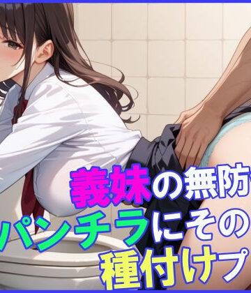 義妹の無防備なパンチラにそのまま種付けプレス！【ラッキートータス❤制服】
