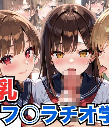 巨乳フ◯ラチオ学園【あんあんつけぼー❤制服】