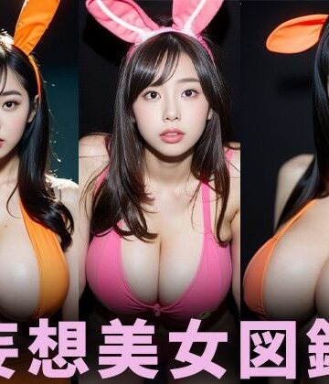 爆乳コスプレ美女【妄想イラスト美女図鑑vol.271】【AI美女編集部❤ネコミミ・獣系】