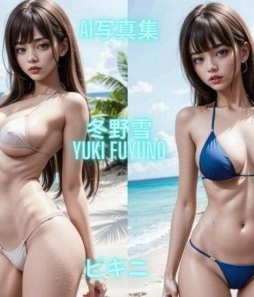 AI写真集 冬野雪 Yuki Fuyuno ビキニ【Premium AI Girls❤処女】