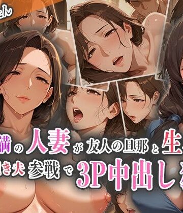 避妊夫に欲求不満の人妻が友人の旦那と生ハメ！覗き夫参戦で3P中出し狂乱！【ナポリたん❤人妻・主婦】評価4.00