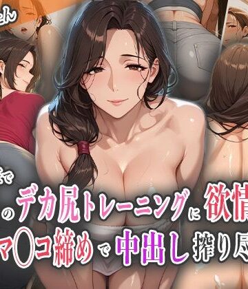旦那不在で叔母のデカ尻トレーニングに欲情暴走！痙攣マ◯コ締めで中出し搾り尽くし！【ナポリたん❤熟女】