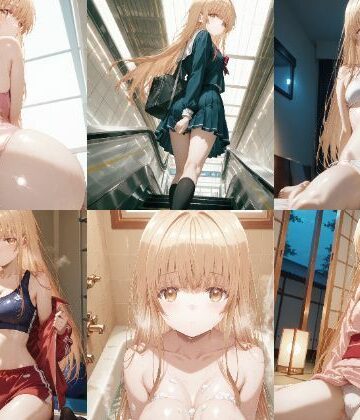 「お隣の天使様にいつの間にか駄目人間にされていた件」椎名真昼セクシー写真集11（全500枚）【人の海❤イラスト・CG集】