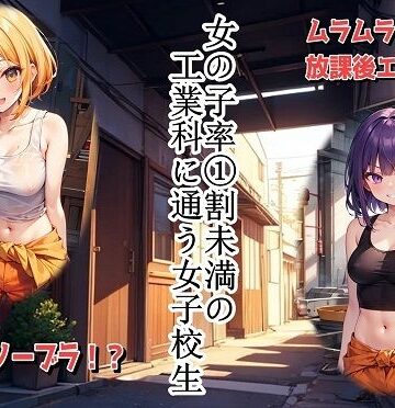 女の子率 1割未満の工業科に通う女子校生【くまとねこ屋❤学園もの】