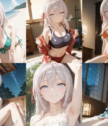 「時々ボソッとロシア語でデレる隣のアーリャさん」アリサ・ミハイロヴナ・九条セクシー写真集13（全500枚）【人の海❤イラスト・CG集】