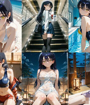 「機動戦士Gundam GQuuuuuuX」ニャアン セクシー写真集4（全500枚）【人の海❤イラスト・CG集】
