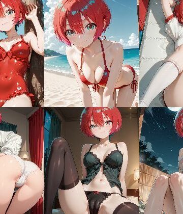「機動戦士Gundam GQuuuuuuX」アマテ・ユズリハ セクシー写真集10（全500枚）【人の海❤イラスト・CG集】