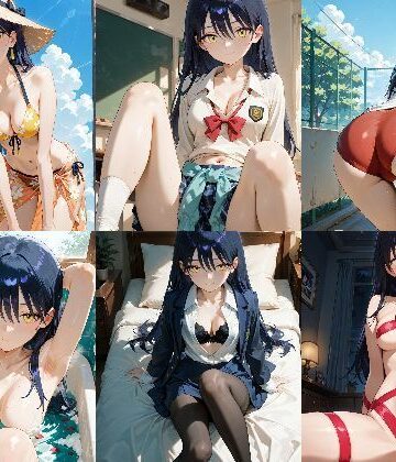 「機動戦士Gundam GQuuuuuuX」ニャアン セクシー写真集5（全500枚）【人の海❤イラスト・CG集】