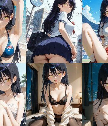 「機動戦士Gundam GQuuuuuuX」ニャアン セクシー写真集6（全500枚）【人の海❤イラスト・CG集】