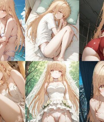 「お隣の天使様にいつの間にか駄目人間にされていた件」椎名真昼セクシー写真集14（全500枚）【人の海❤イラスト・CG集】