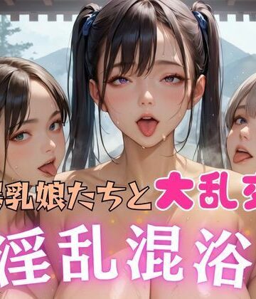 爆乳娘たちと大乱交 淫乱混浴1【AIガールズ❤巨乳】評価4.00