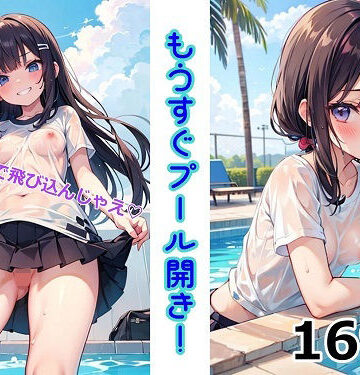 もうすぐプール開き！〜服着たままで飛び込んじゃえ（はーと）〜【くまとねこ屋❤学園もの】