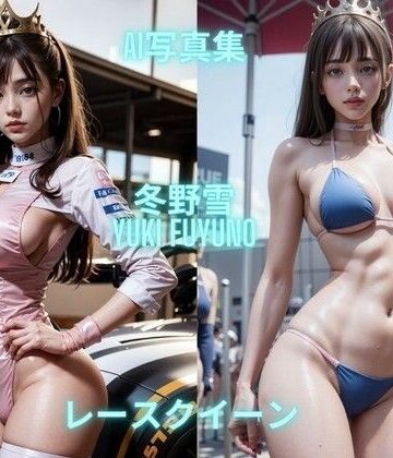 AI写真集 冬野雪 Yuki Fuyuno レースクイーン【Premium AI Girls❤処女】