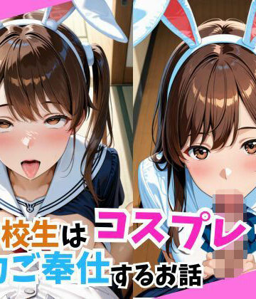 女子校生はコスプレで全力ご奉仕をするお話し。【こねこスタジオ❤辱め】