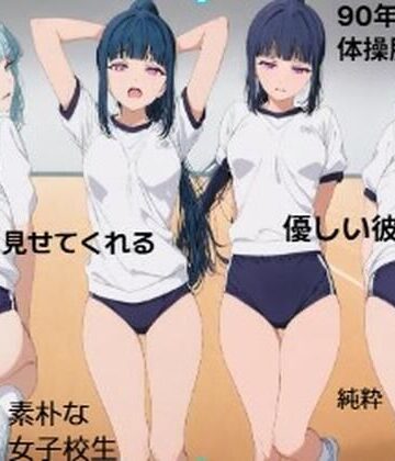 彼女の体操服を眺めたい■妄想彼女【清純少女❤全年齢向け】