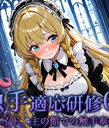 触手適応研修01:新米メイド、主の館での触手奉仕試験【空想彩館❤拘束】