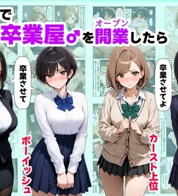 クラスで【処女卒業屋】を開業したら【【ハマダ商店】❤制服】評価5.00