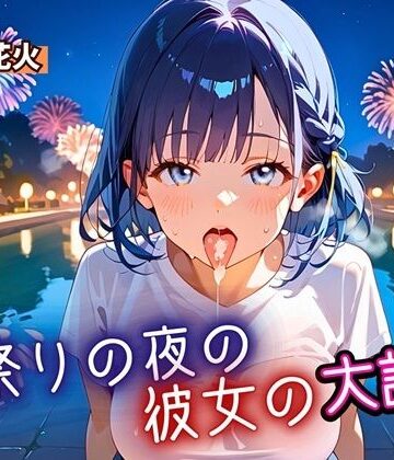 夏祭りの夜の彼女の大誘惑！4・200枚【ふりふりくん❤巨乳】