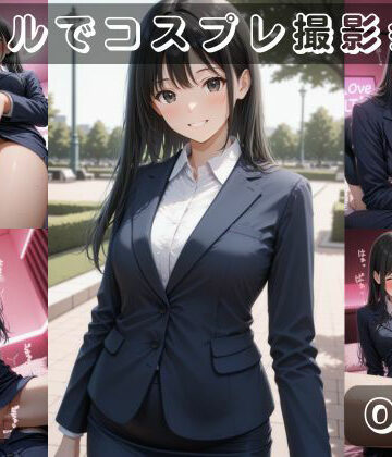 社会人コスプレイヤーの秘密ラブホ撮影会 OL編【ゆめ花ろう❤イラスト・CG集】評価5.00