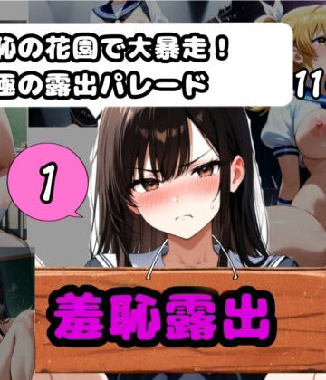 羞恥露出ヌードガールズ詰め1 〜羞恥の花園で大暴走！究極の露出パレード！【エターナル夏❤辱め】