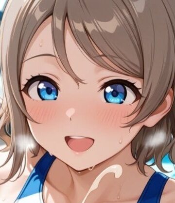 競泳水着の渡◯曜【ふるやのCG❤巨乳】評価3.00