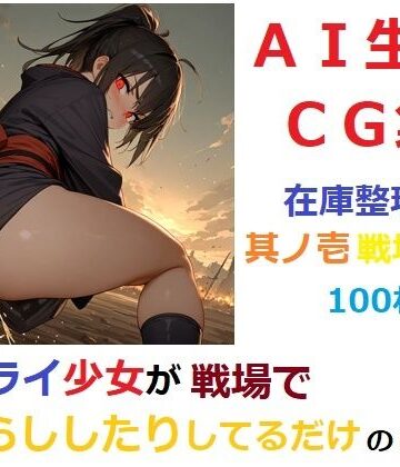 【在庫整理品】サムライ少女が戦場でお漏らししたりしてるだけのCG集其の壱・戦場の尿【YOG❤イラスト・CG集】