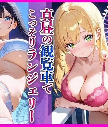 真昼の観覧車で こっそりランジェリー 〜背徳のシークレット〜【月夜にだけ許されること❤イラスト・CG集】評価5.00