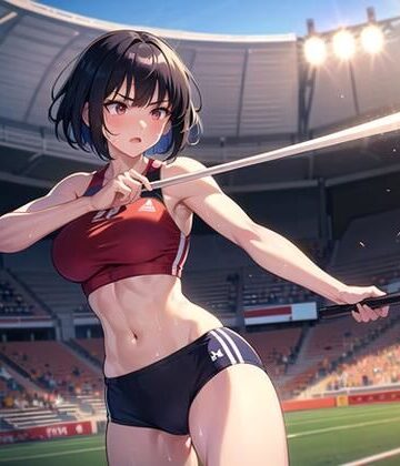 アスリート女子2【ワド鈴木❤イラスト・CG集】評価5.00