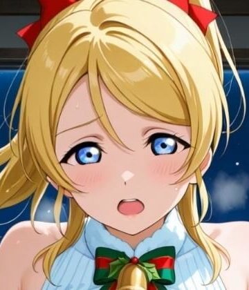 クリスマスの絢◯絵◯【ふるやのCG❤巨乳】