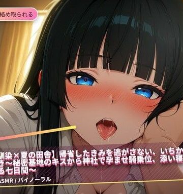 【執着幼馴染×夏の田舎】帰省したきみを逃がさない、いちかの濃密ねっとり囁き〜秘密基地のキスから神社で孕ませ騎乗位、添い寝で甘く絡め取られる七日間〜（全47分）【まのゆあクリエイティブ❤ファンタジー】