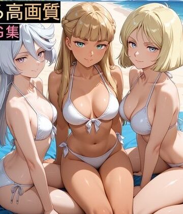 ガ◯ダム三人娘〜抜けるエロCG集〜【足裏定食❤辱め】
