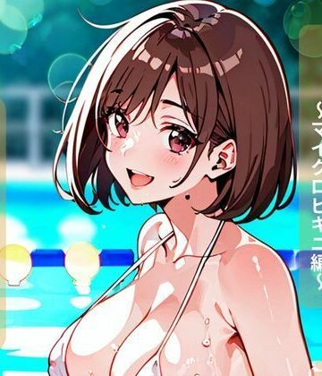 初夏の屋外プール、マイクロビキニ編 ―後輩・ほのかと二人きりの水遊び―【密着シネマ❤羞恥】