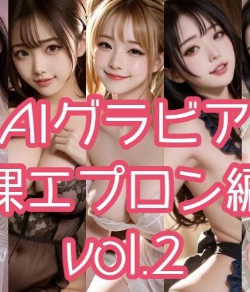 AIグラビア 裸エプロン編 VOL.2【あるみかん❤動画・アニメーション】